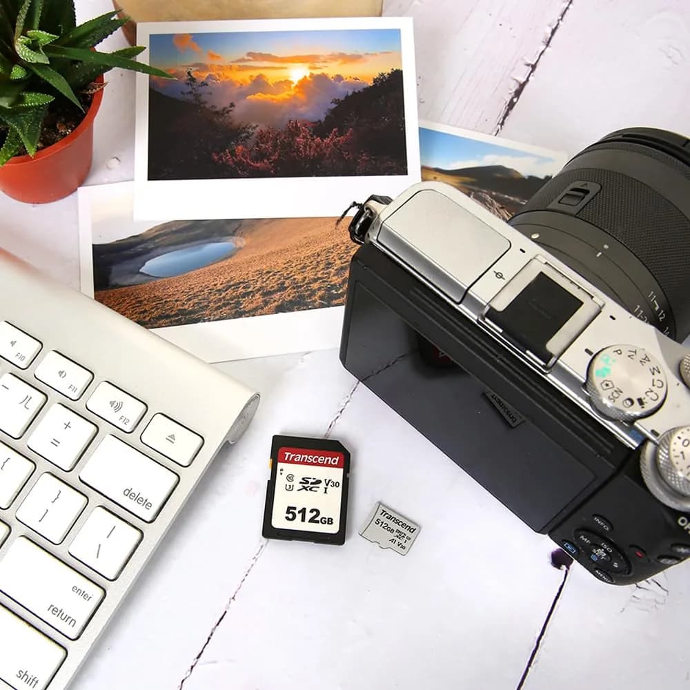 Transcend 512GB SDXC SD Card, UHS-I U3 V30, 4K UHD & Full HD, Up to 100MB/s Read Speed - view 3