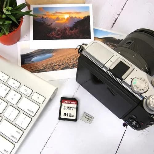 Transcend 512GB SDXC SD Card, UHS-I U3 V30, 4K UHD & Full HD, Up to 100MB/s Read Speed thumbnail 3