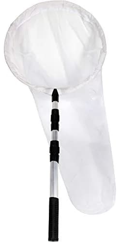 RESTCLOUD Large Insect and Butterfly Net with 14" Ring, 32" Net Depth, Extendable Handle to 36 Inches | Science Education Tool thumbnail 1