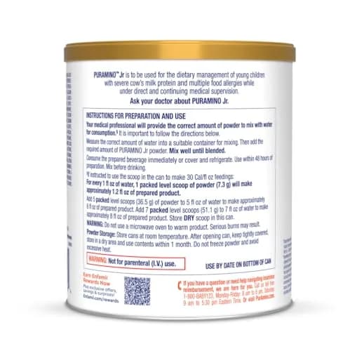 Enfamil PurAmino Junior Hypoallergenic Amino Acid Powder 14.1 Oz | Complete Nutrition for Severe Food Allergies thumbnail 9