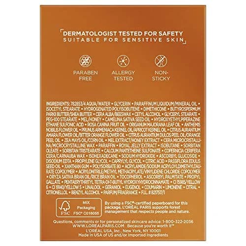 L'Oreal Paris Age Perfect Hydra-Nutrition Honey Night Balm 50g (1.7 oz) | Dermatologist Tested for Sensitive Skin thumbnail 2