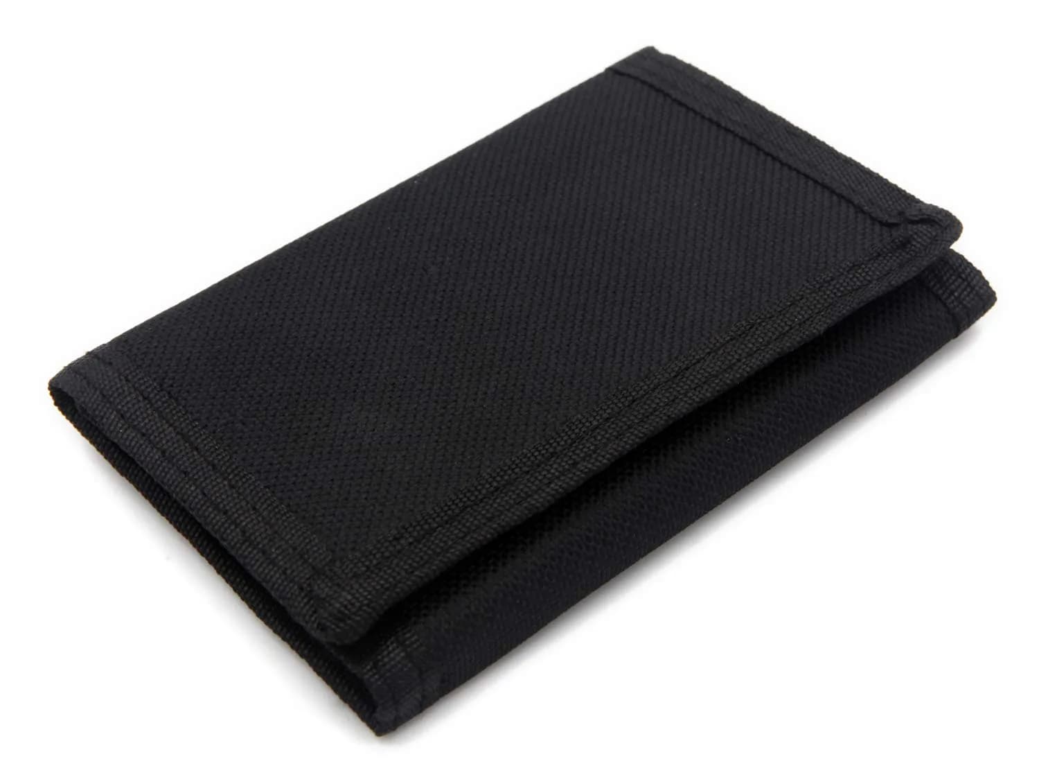 AI-DEE RFID Trifold Canvas Outdoor Sports Wallet for Kids - Pink | Durable Hook & Loop Closure — Purple