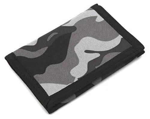 AI-DEE RFID Trifold Canvas Outdoor Sports Wallet Gray | Durable & Secure for Kids thumbnail 1