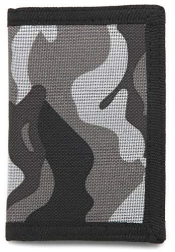 AI-DEE RFID Trifold Canvas Outdoor Sports Wallet Gray | Durable & Secure for Kids thumbnail 3