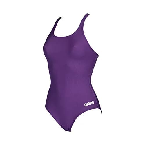 ARENA Madison Swim Pro Back MaxLife One Piece Swimsuit | Chlorine-Resistant, Fitted, Sleeveless, Plum, 26 thumbnail 1