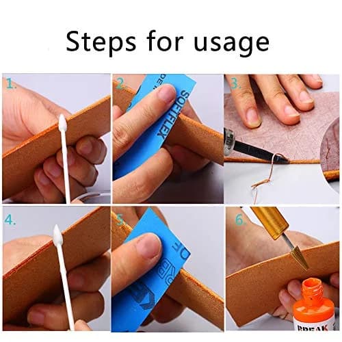 BUTUZE Convenient Leather Edge Dye Pen with Copper Roller Applicator | 13cm (5.2in) Aluminum Body thumbnail 7
