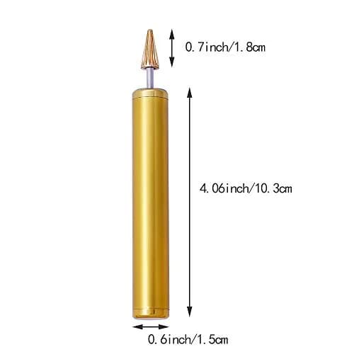 BUTUZE Convenient Leather Edge Dye Pen with Copper Roller Applicator | 13cm (5.2in) Aluminum Body thumbnail 2