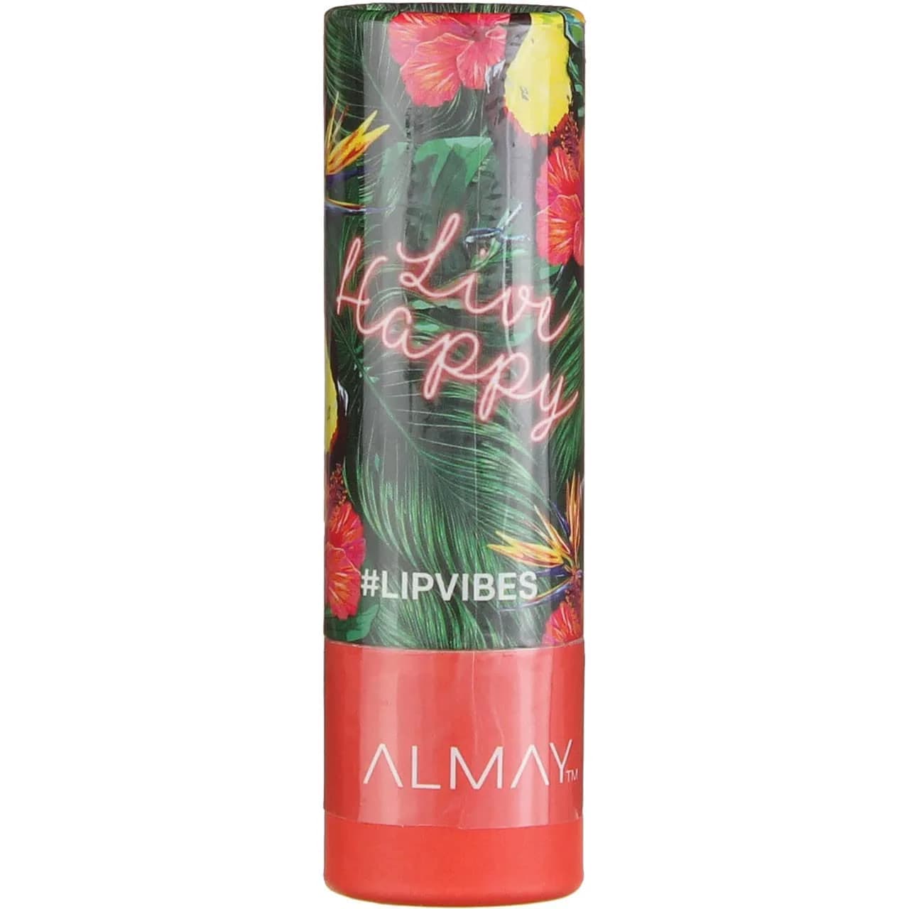 Almay Lip Vibes Live Happy 0.14oz Cream Lipstick | Rich Color & Vitamins E & C — Live Happy