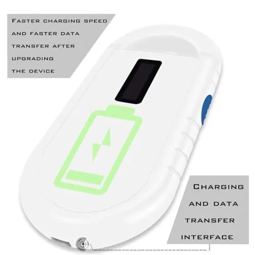 Smoostart Microchip Scanner PT160 White | Reads FDX-B & EMID Chips, 1000 Records, USB Upload thumbnail 5