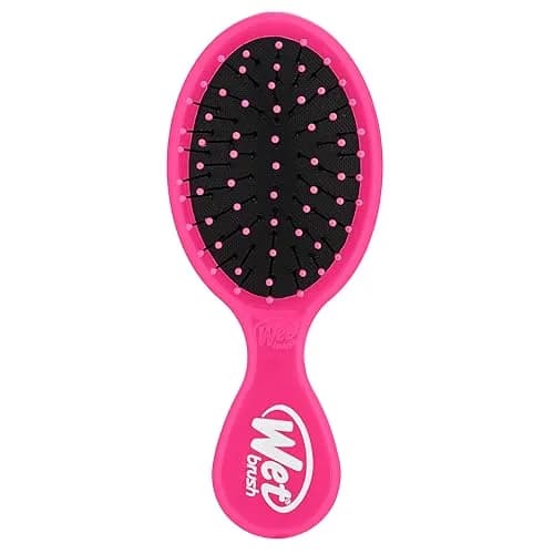 Wet Brush Mini Detangler Hair Brush, Pink | Detangling Travel Brush with IntelliFlex Bristles for All Hair Types thumbnail 1