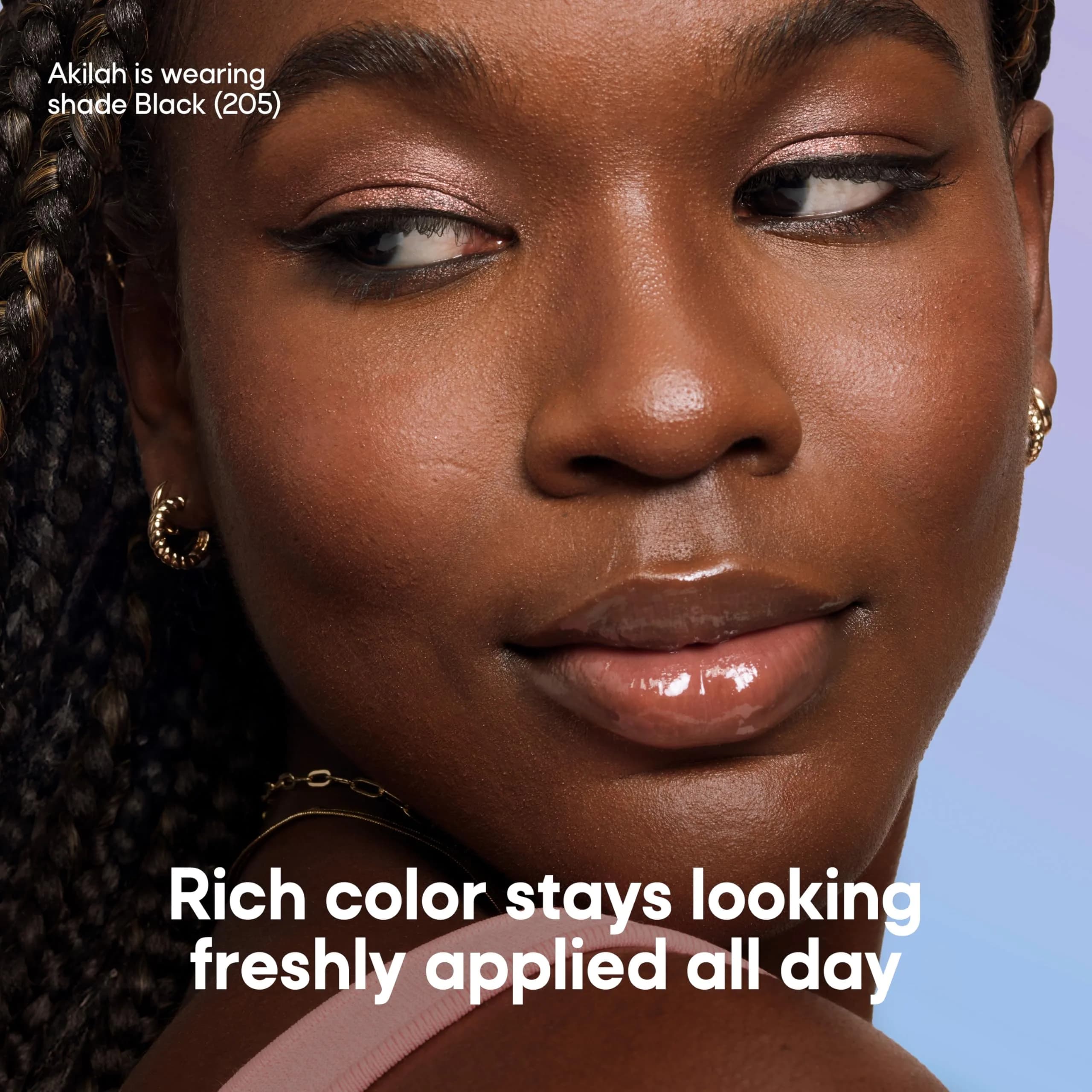 Almay All-Day Eyeliner Pencil, 210 Black Amethyst, 0.01 oz (0.3 g) | Waterproof Matte Finish - view 5