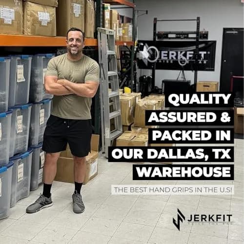 JerkFit Death Grips Lifting Straps for Deadlifts & Pull-Ups | Padded Support & Increased Grip (Medium) thumbnail 8