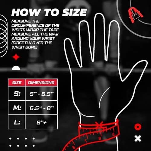 JerkFit Death Grips Lifting Straps for Deadlifts & Pull-Ups | Padded Support & Increased Grip (Medium) thumbnail 3