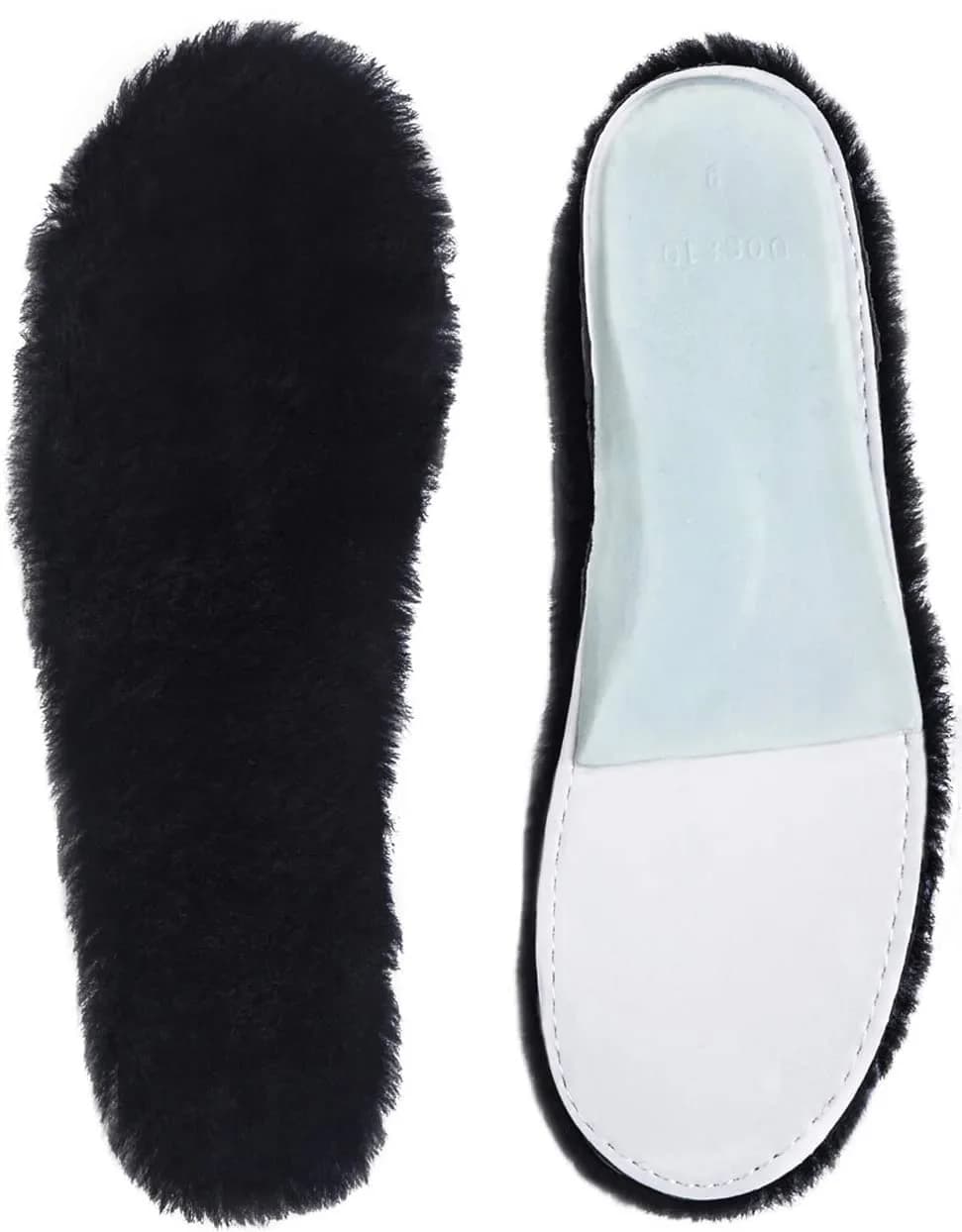 ABUSA Women's Cozy Warm Thick Fleece Sheepskin Insole, 11 B(M) US | Low Arch Support - main product image