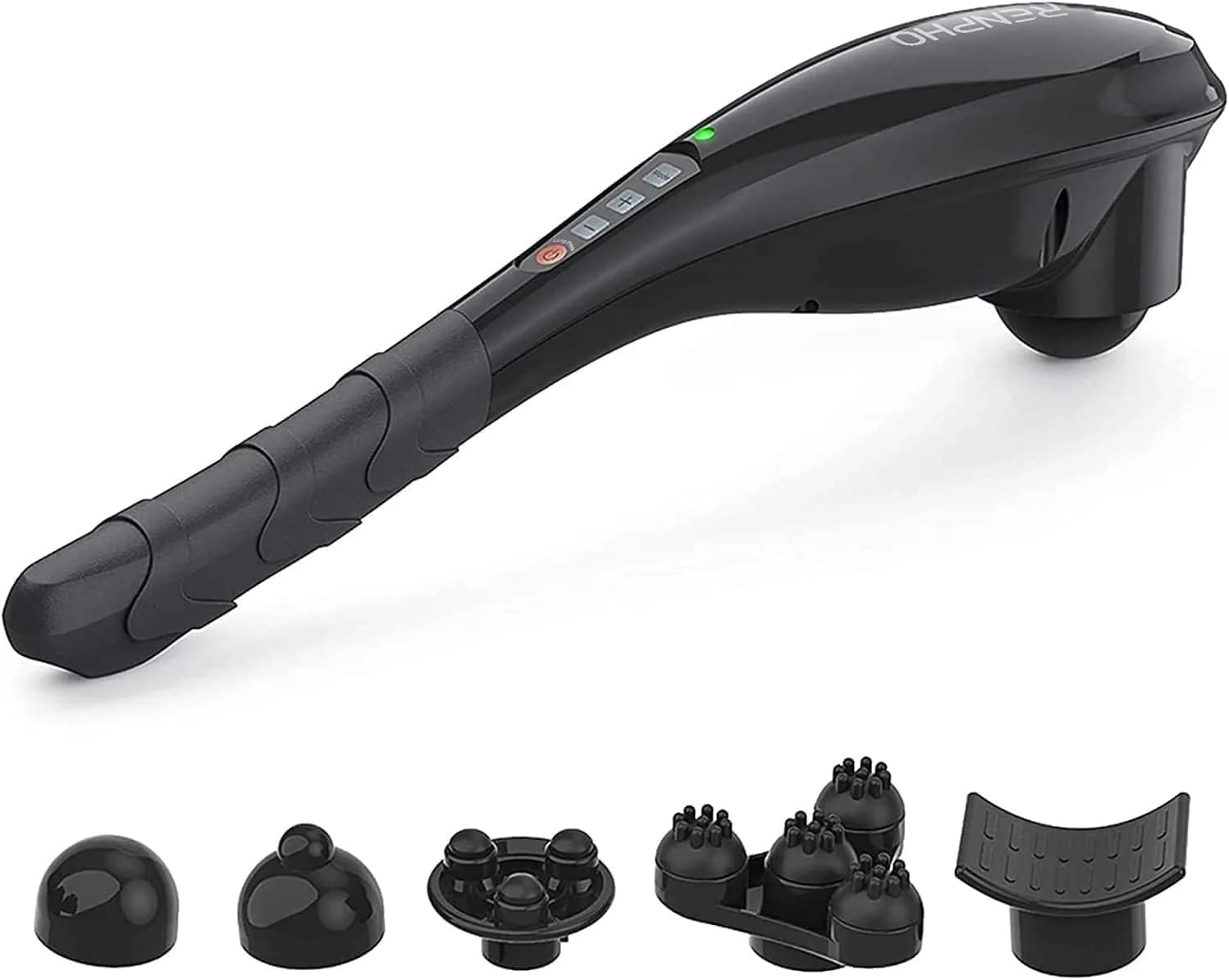 RENPHO Rechargeable Handheld Back Massager with 5 Speeds & 5 Modes | Deep Tissue Percussion, Cordless, 140 Min Runtime - main product image