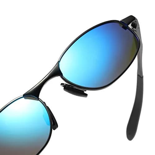 ZHILE Polarized Rectangular Sunglasses for Women, 53mm Lens Width | UV400 Protection thumbnail 4