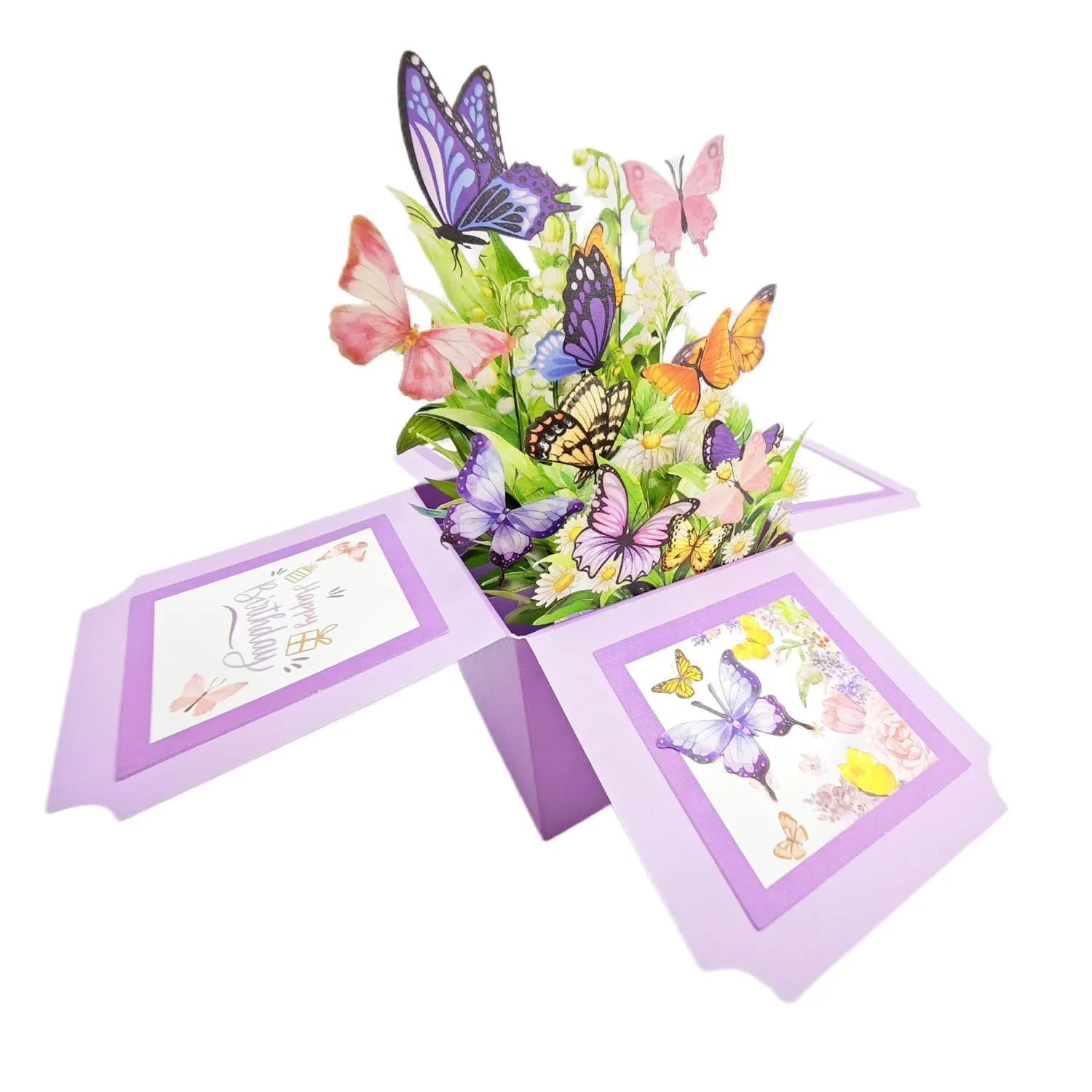 Akeydeco 3D Pop Up Birthday Cards with Auto Play Colourful LED Lights & Music - view 2