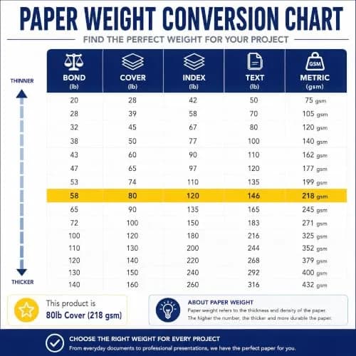 Desktop Publishing Supplies 13" x 19" Cardstock Paper | Heavy 80lb Cover White Matte 50 Sheets thumbnail 9