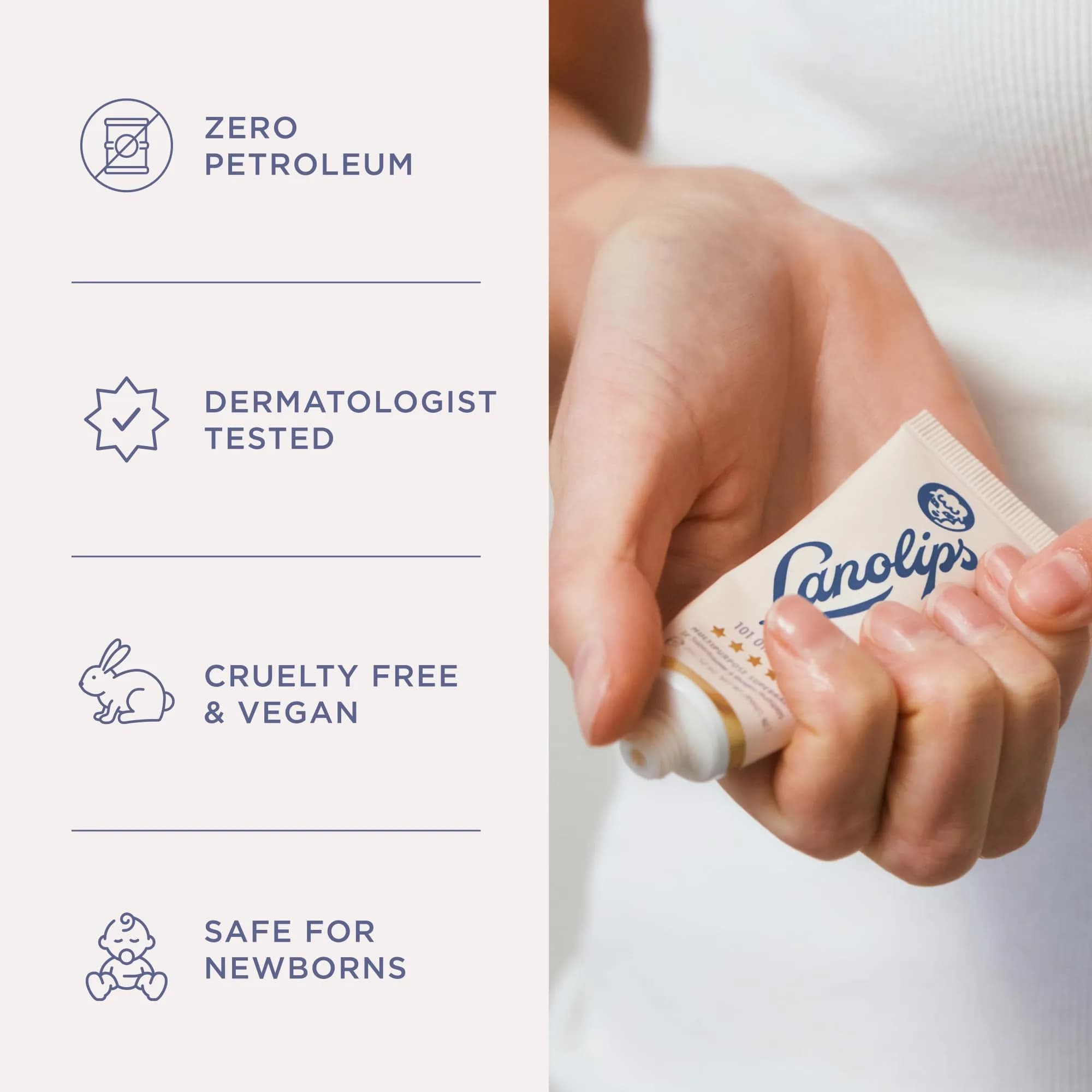 Lanolips 101 Ointment Multipurpose Balm 0.52 oz (15g) | Pure Lanolin for Dry Lips & Skin - view 7