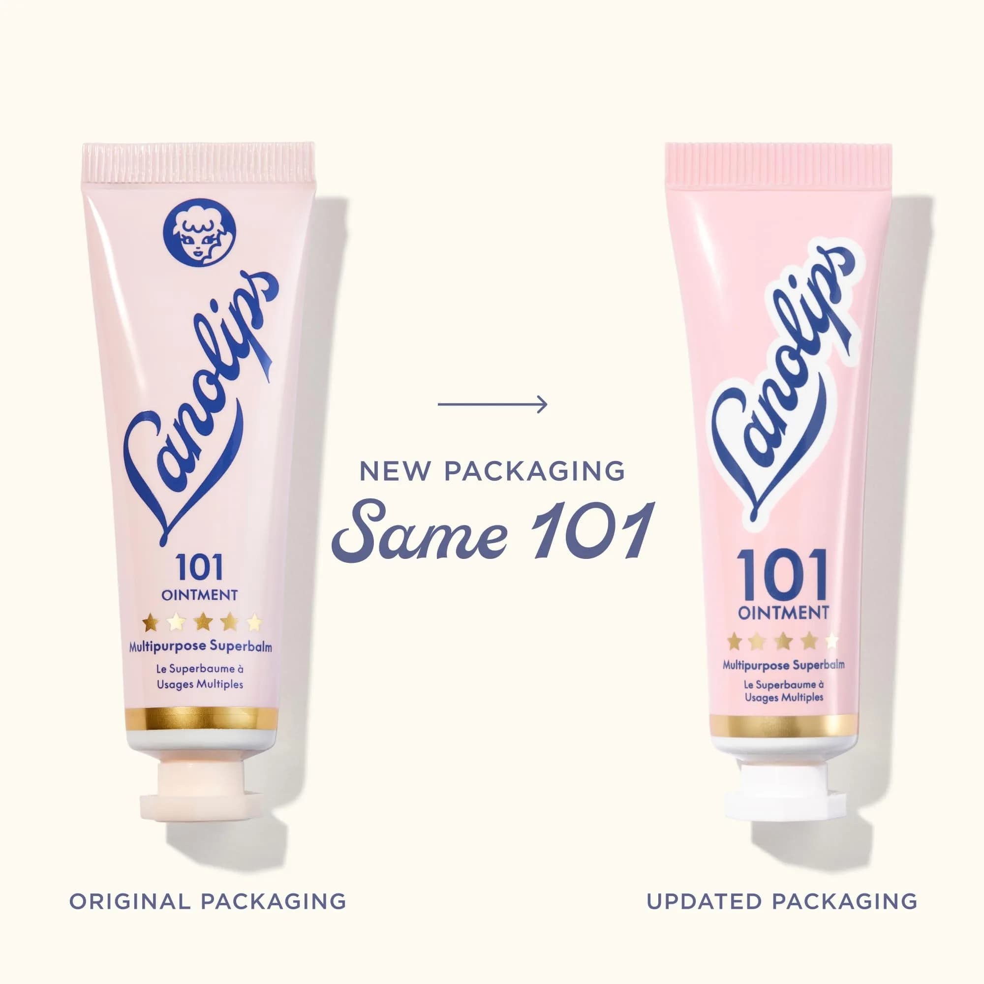 Lanolips 101 Ointment Multipurpose Balm 0.52 oz (15g) | Pure Lanolin for Dry Lips & Skin - view 2