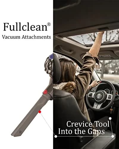 Fullclean Crevice Tool Attachment for Dyson Cordless Vacuums | 2.54cm (0.6" Opening) for Tight Spaces thumbnail 6