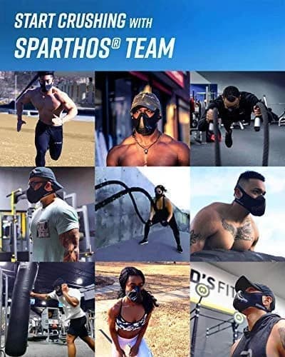 Sparthos High Altitude Training Mask, Running Breathing Mask - Military Camo (1 Unit) thumbnail 5