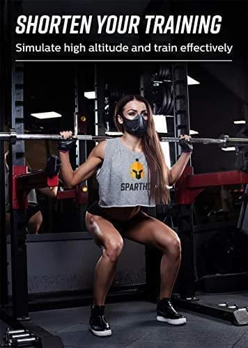 Sparthos High Altitude Training Mask, Running Breathing Mask - Military Camo (1 Unit) thumbnail 2