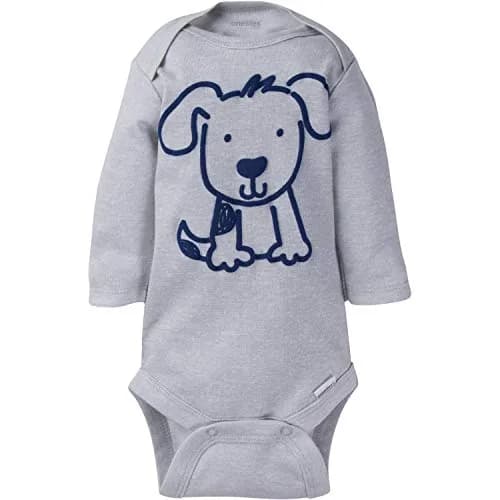 Onesies BrandUnisex Baby Bodysuits 6-Pack Long Sleeve | Soft Cotton, Easy Diaper Changes, Snug Fit (70-120 chars) thumbnail 2