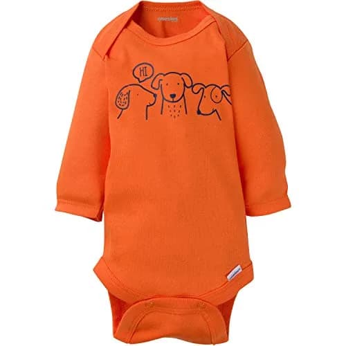 Onesies BrandUnisex Baby Bodysuits 6-Pack Long Sleeve | Soft Cotton, Easy Diaper Changes, Snug Fit (70-120 chars) thumbnail 3