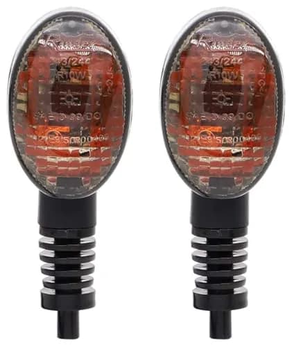 motoparty Motorcycle Turn Signals for Kawasaki Ninja 250R EX250R 2008-2012, Smoke Shell LED Indicators (Front/Rear) thumbnail 7