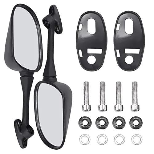 Hoypeyfiy Black Vehicle Mirror Replacement for Honda CBR600RR & CBR1000RR | Adjustable Left & Right thumbnail 1