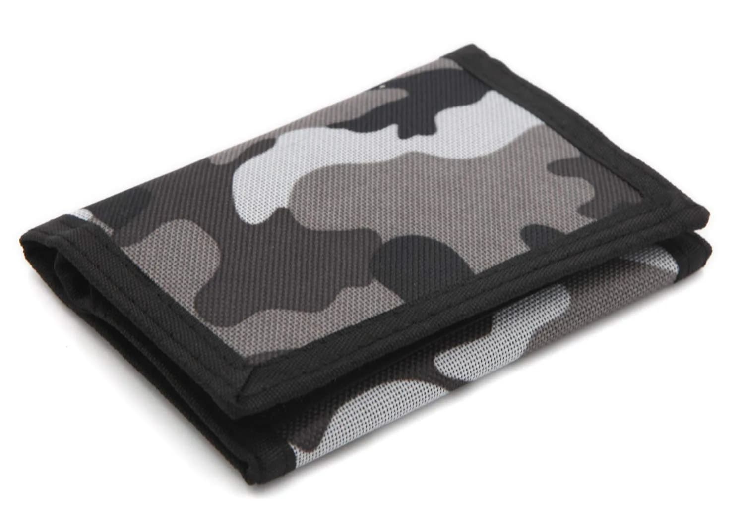 JONYEE Kids Camo Wallet for Boys and Girls, Tri-Fold with Hook and Loop Closure, RFID Blocking, 11.9cm x 8.1cm x 1.3cm | Novelty Wallet for Kids Birthday Gifts - main product image