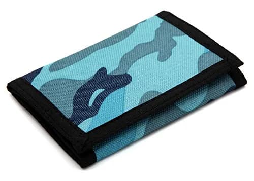 JONYEE Kids Camo Wallet with RFID Blocking | 11.9 cm (4.7 in) | Hook & Loop Closure thumbnail 1