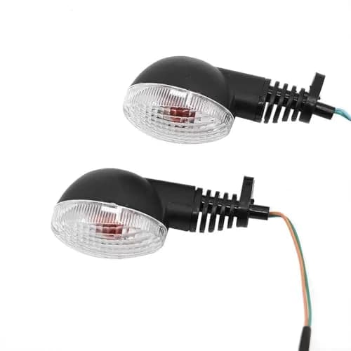 motoparty Motorcycle LED Turn Signal Indicators for Kawasaki Ninja 250R EX250R 2008-2012, Clear Lens (Front/Rear) thumbnail 6