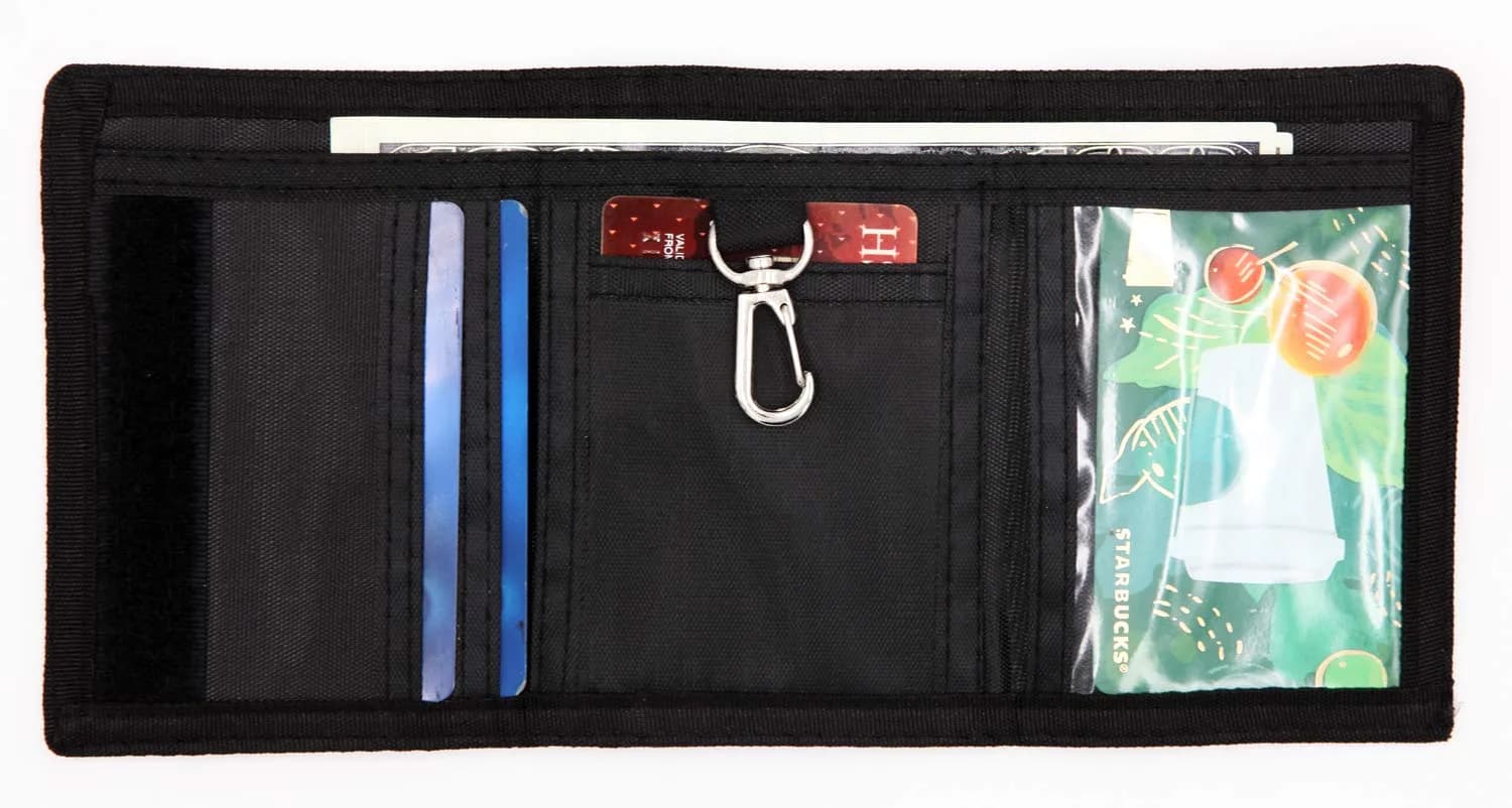 JONYEE Kids Camouflage Wallet with Hook & Loop Closure, 12.3cm (4.7in) | Durable Nylon Boys and Girls Wallet - view 4