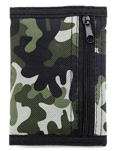 JONYEE Kids Camouflage Wallet with Hook & Loop Closure, 12.3cm (4.7in) | Durable Nylon Boys and Girls Wallet thumbnail 2