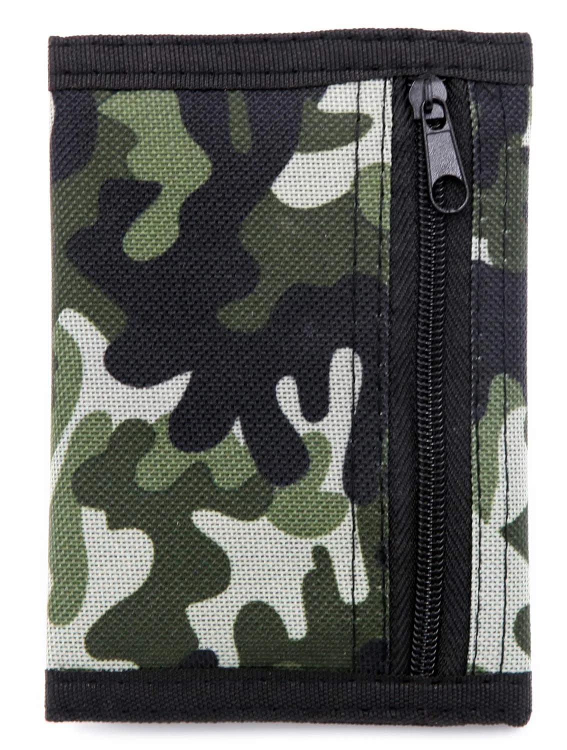 JONYEE Kids Camouflage Wallet with Hook & Loop Closure, 12.3cm (4.7in) | Durable Nylon Boys and Girls Wallet - view 2