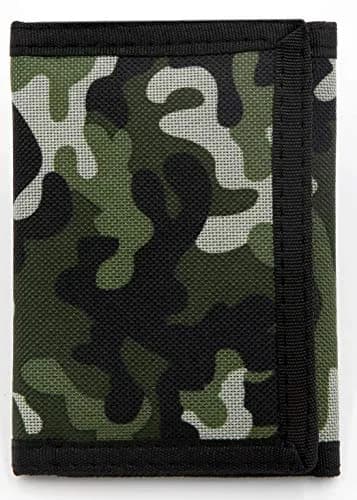 JONYEE Kids Camouflage Wallet with Hook & Loop Closure, 12.3cm (4.7in) | Durable Nylon Boys and Girls Wallet thumbnail 3