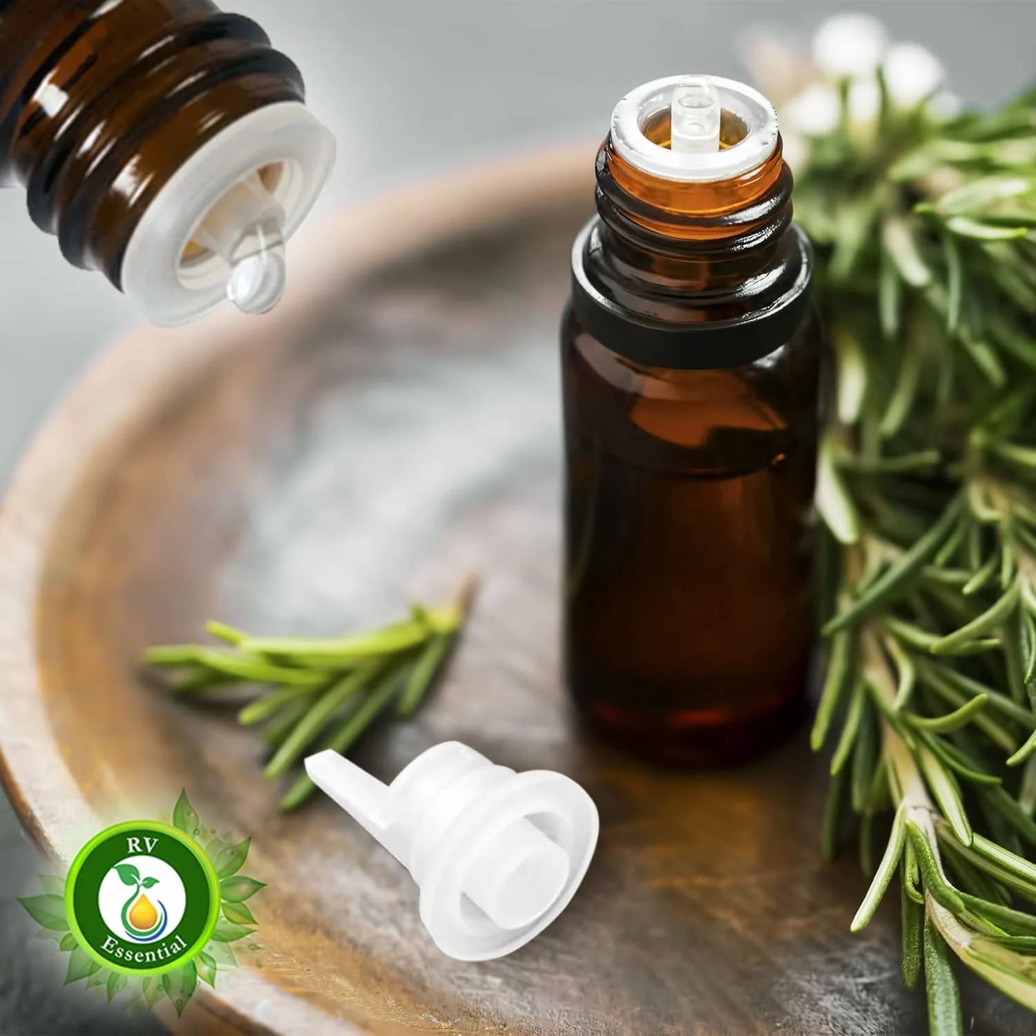 R V Essential Pure Jasmine Essential Oil 30ml (1.01 Fl Oz) | Steam Distilled Natural Aromatherapy - view 6