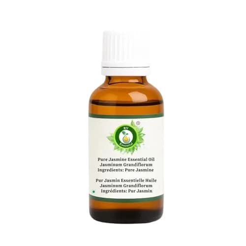 R V Essential Pure Jasmine Essential Oil 10ml (0.338 Fl Oz) | 100% Pure & Natural Steam Distilled Aromatherapy Oil thumbnail 2