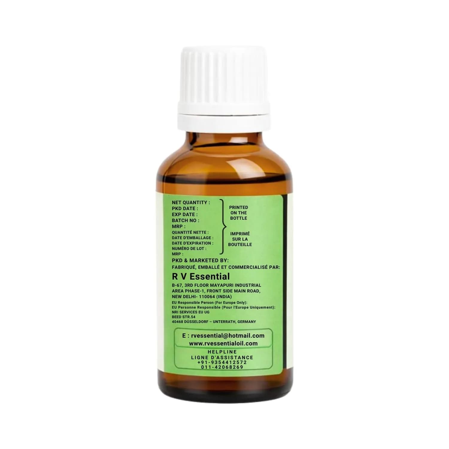 R V Essential Pure Jasmine Essential Oil 10ml (0.338 Fl Oz) | 100% Pure & Natural Steam Distilled Aromatherapy Oil - view 4