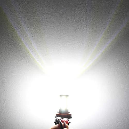 Alla Lighting H16/H11/H8 LED Fog Light Bulbs 6000K Xenon White 2800 Lumens (2-Pack) | Plug-and-Play Upgrade for Brighter Driving thumbnail 7