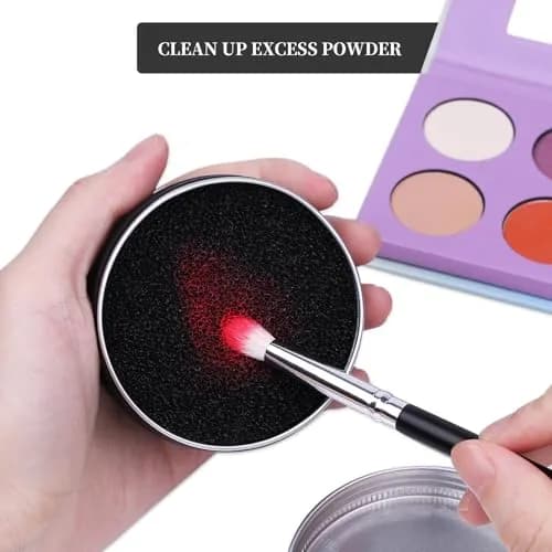 DUcare Makeup Brush Cleaner Solid Soap & Color Removal Sponge | Coconut Scented, Travel Friendly, 2 Pack thumbnail 8