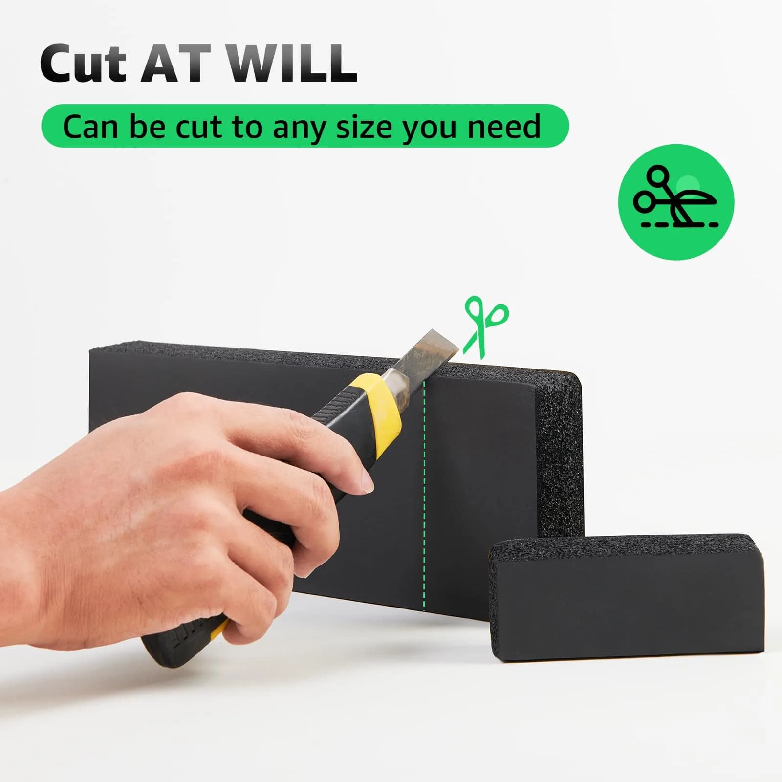 PICK FOR LIFE Garage Wall Protector 4-Pack Black 30cm (11.8") | Protects Car Doors from Scratches & Impacts - view 4