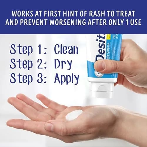 Desitin Daily Defense Diaper Rash Cream with Zinc Oxide 121.7 ml (4.8 oz) | Hypoallergenic Skin Protectant thumbnail 7
