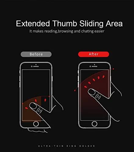 Attom Tech World's Slimmest Phone Ring Holder 2.3mm Black | Magnetic Car Mount Support thumbnail 4
