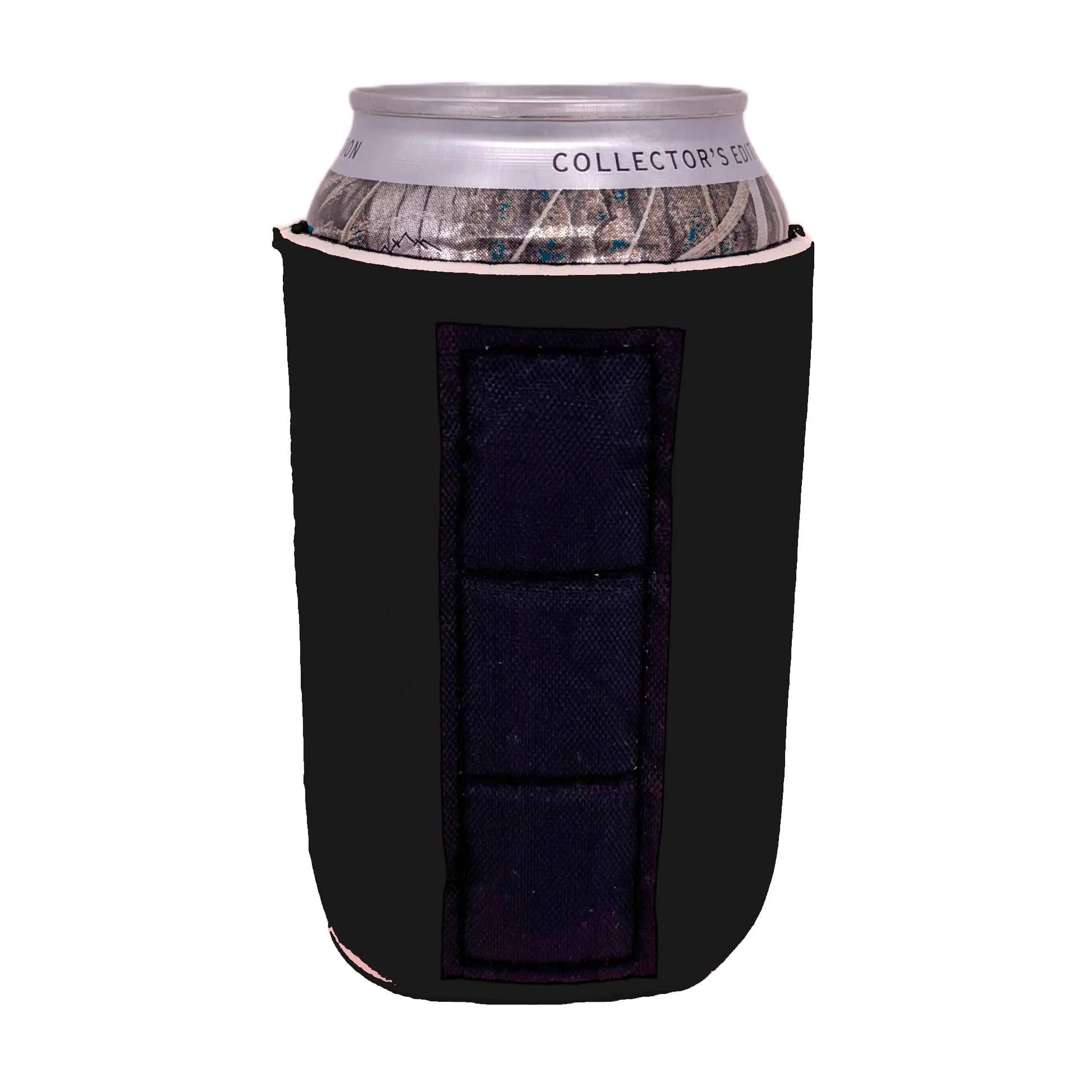 Coolie Junction Magnetic Can Coolie 2 Pack | Collapsible, Neoprene, Black