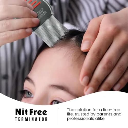 Nit Free Terminator Head Lice Comb - (Color May Vary) Pack of 100 | Gentle, Sterilizable & Kid-Friendly thumbnail 3
