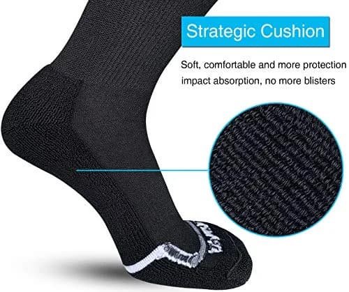 APTYID Men's Moisture Wicking Cushioned Crew Work Boot Socks Size 9-12 | Impact-Absorbing, Odor-Resistant, Durable (en_US) thumbnail 5