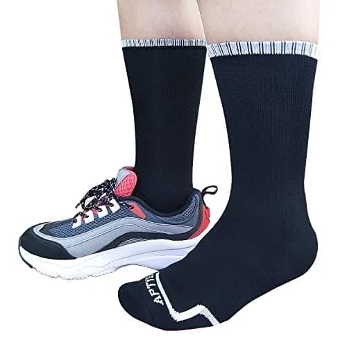 APTYID Men's Moisture Wicking Cushioned Crew Work Boot Socks Size 9-12 | Impact-Absorbing, Odor-Resistant, Durable (en_US) thumbnail 7